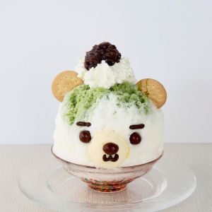 抹茶くま（トッピングイメージ）